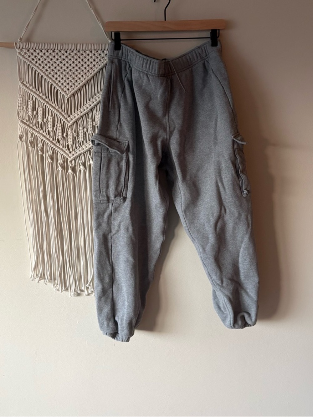 lululemon athletica Gray Oversized Scuba Cargo Jogger